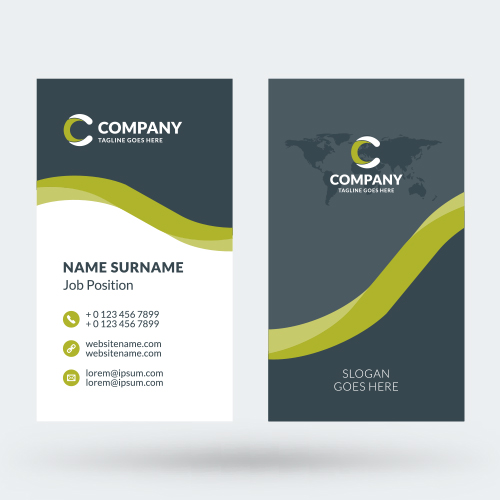 Standard Business Cards - Portrait